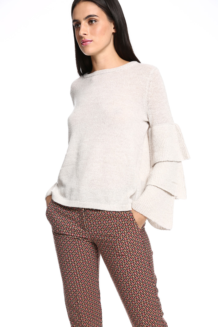 Maglia con maniche a balze Fashion Market Maglia con maniche a balze Fashion Market