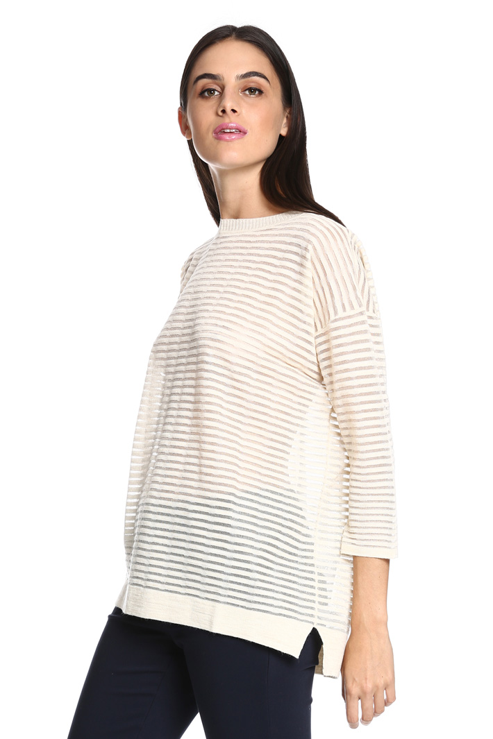 Maglia semitrasparente a righe Fashion Market Maglia semitrasparente a righe Fashion Market
