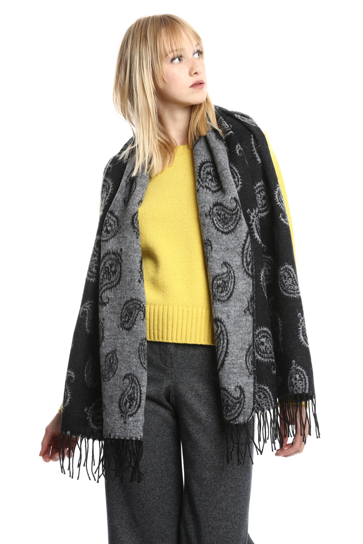 Sciarpa in cotone con frange Fashion Market Sciarpa in cotone con frange Fashion Market