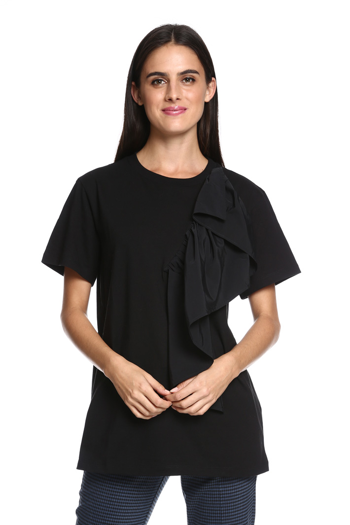 T-shirt con maxi volant Fashion Market T-shirt con maxi volant Fashion Market