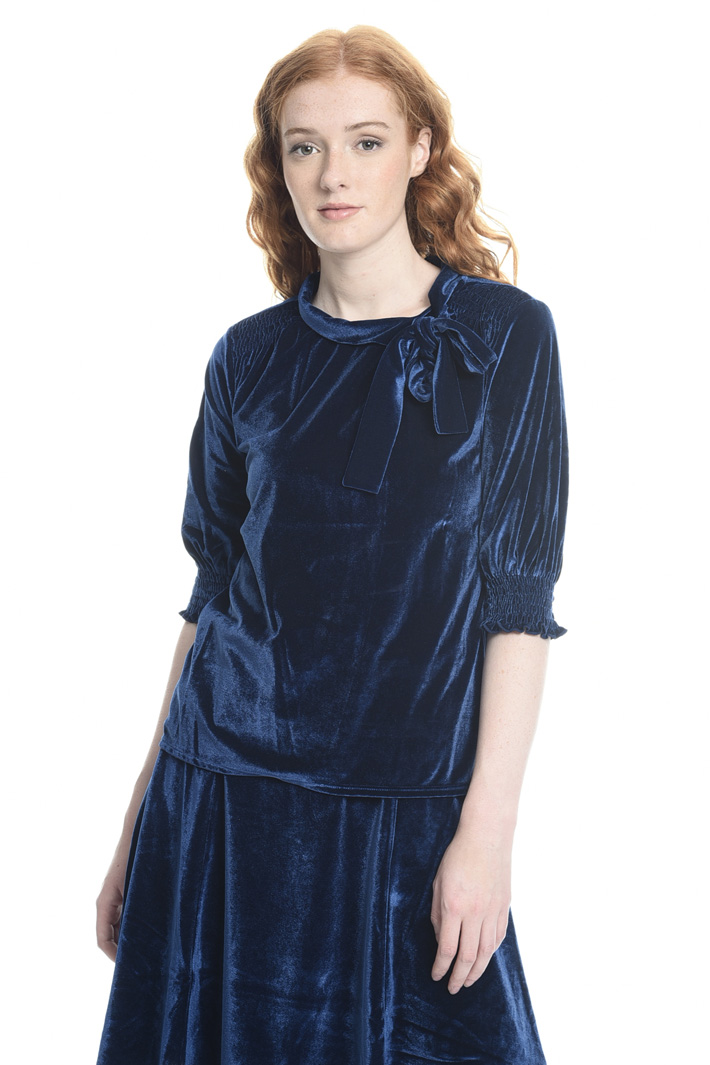 Top in jersey di velluto Fashion Market Top in jersey di velluto Fashion Market