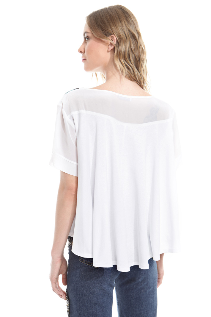 T-shirt boxy con stampa Fashion Market T-shirt boxy con stampa Fashion Market