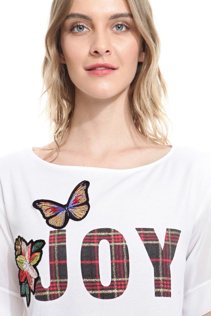 T-shirt boxy con stampa Fashion Market T-shirt boxy con stampa Fashion Market
