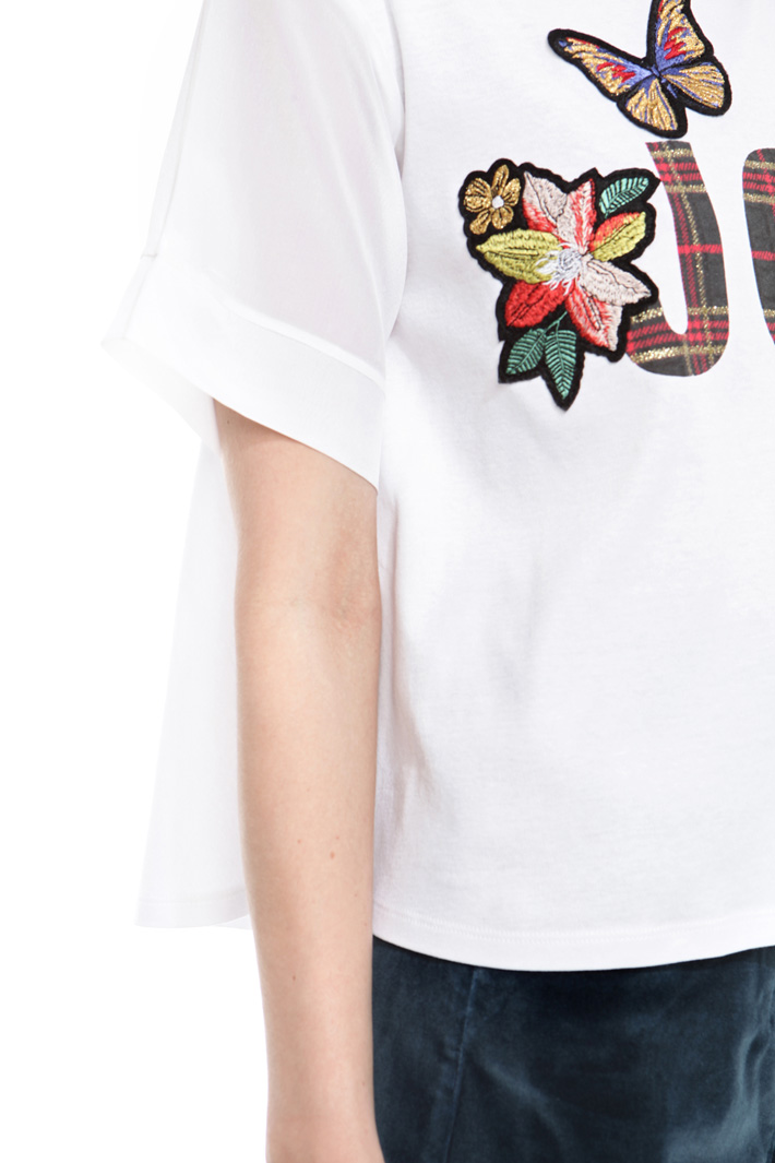 T-shirt boxy con stampa Fashion Market T-shirt boxy con stampa Fashion Market