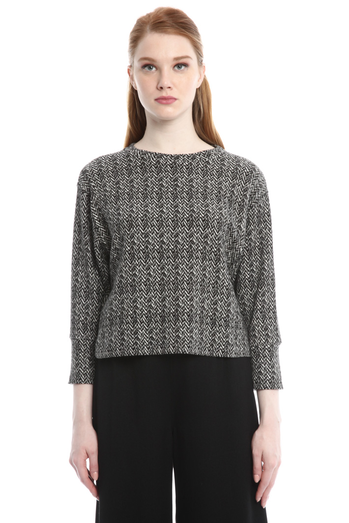 Maglia in jersey jacquard Fashion Market Maglia in jersey jacquard Fashion Market