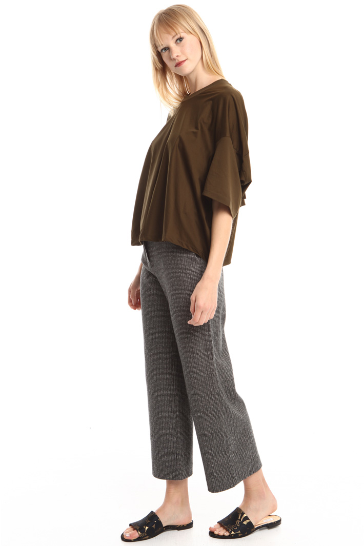 Top boxy con balza Fashion Market Top boxy con balza Fashion Market