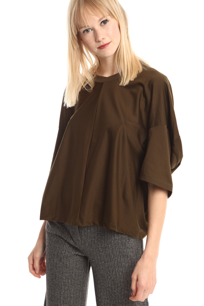 Top boxy con balza Fashion Market Top boxy con balza Fashion Market