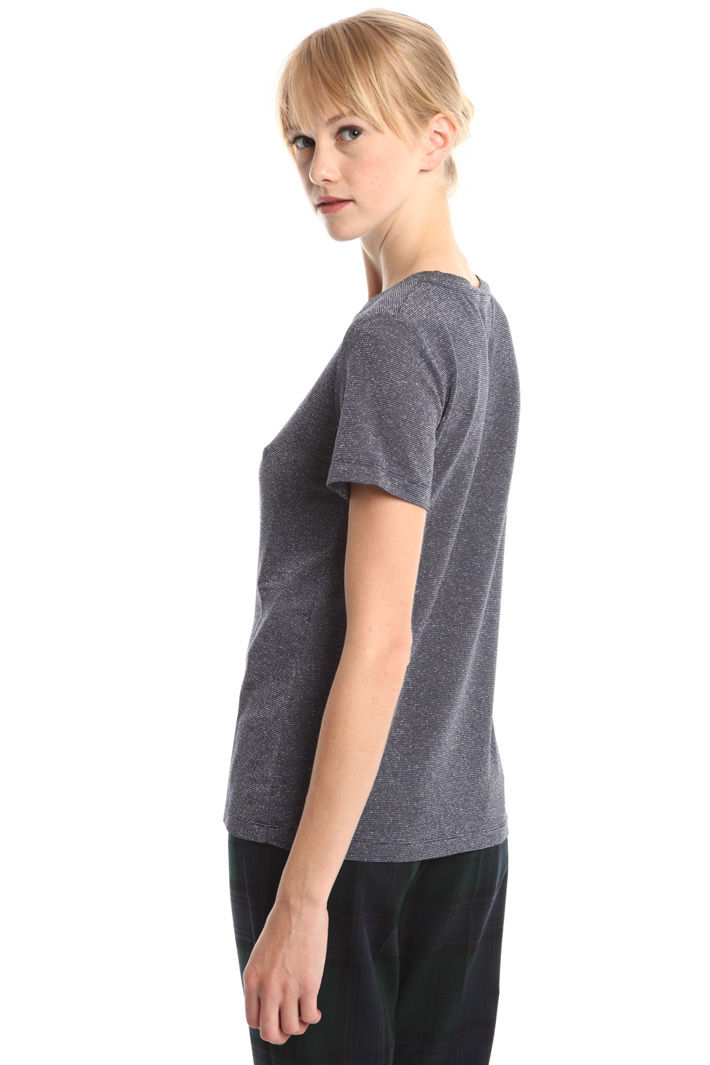 T-shirt in viscosa lurex Fashion Market T-shirt in viscosa lurex Fashion Market