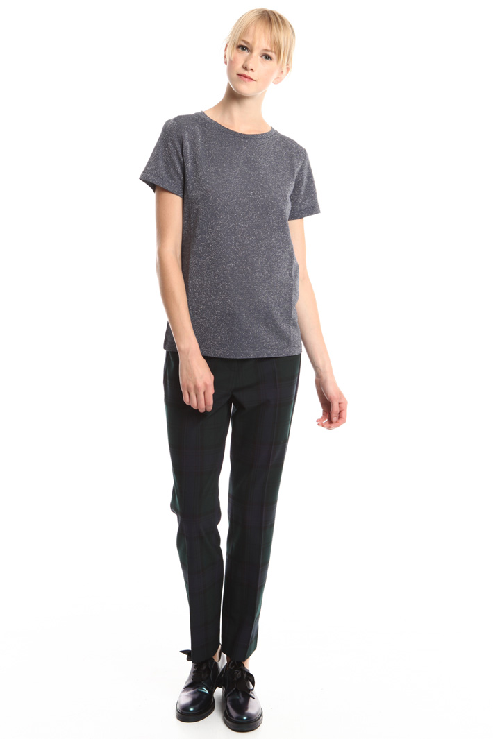 T-shirt in viscosa lurex Fashion Market T-shirt in viscosa lurex Fashion Market