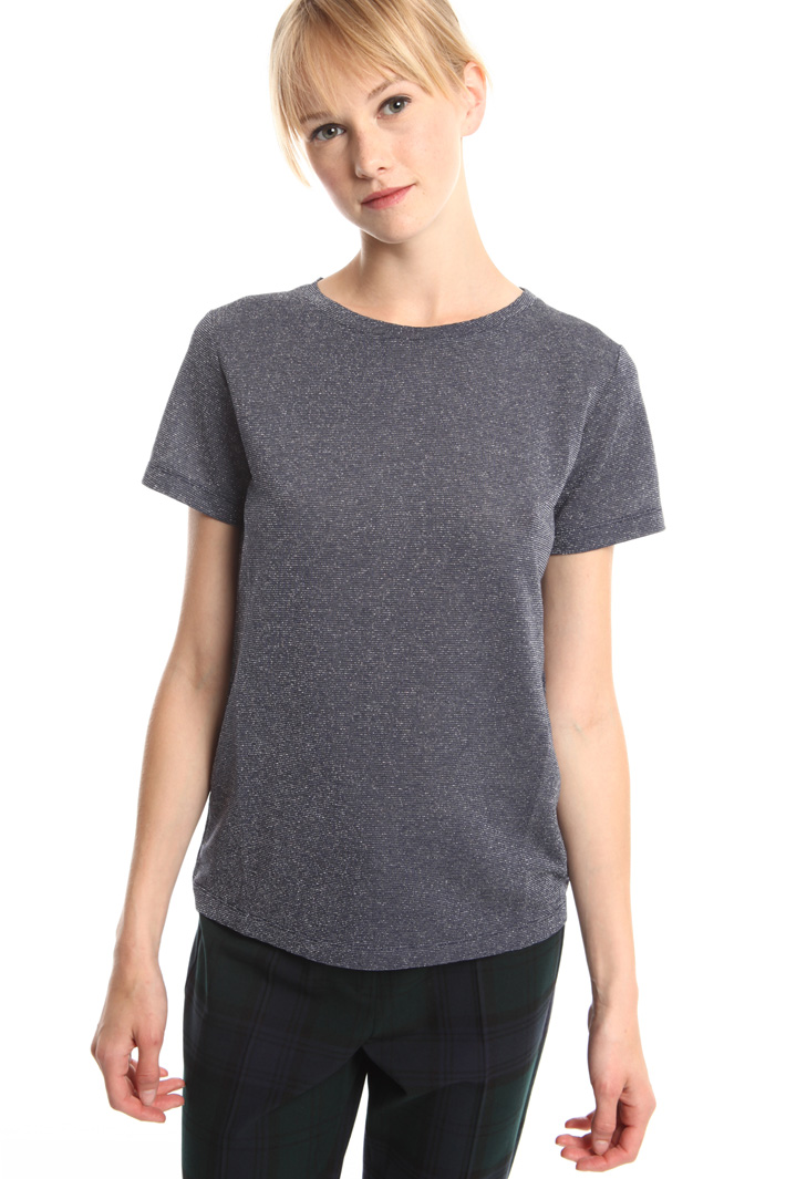 T-shirt in viscosa lurex Fashion Market T-shirt in viscosa lurex Fashion Market