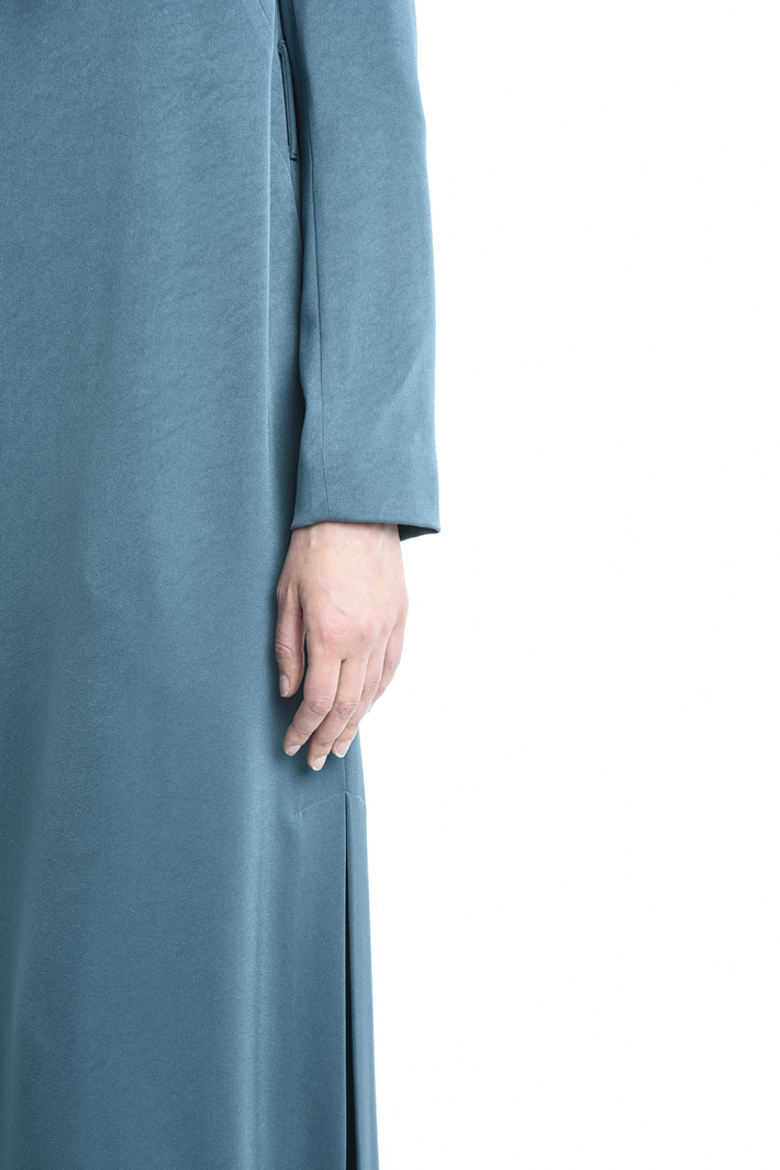 Spolverino in crepe enver satin Fashion Market Spolverino in crepe enver satin Fashion Market