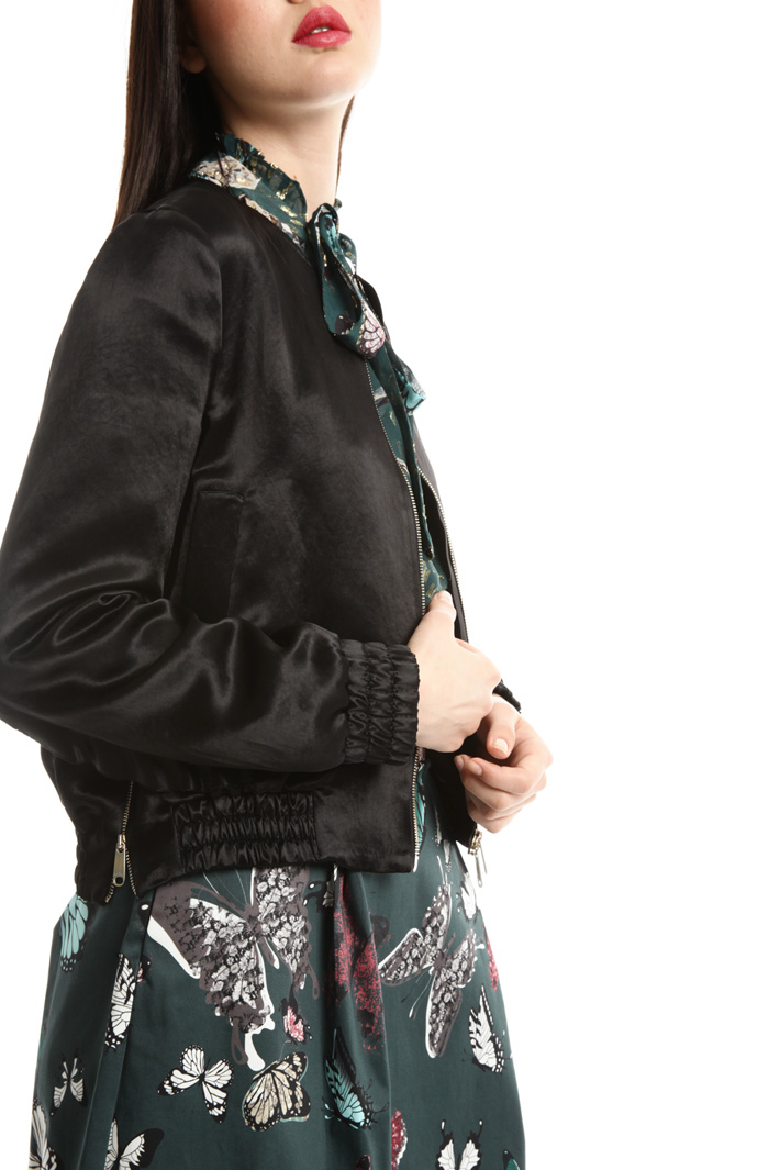 Giacca bomber in raso Fashion Market Giacca bomber in raso Fashion Market