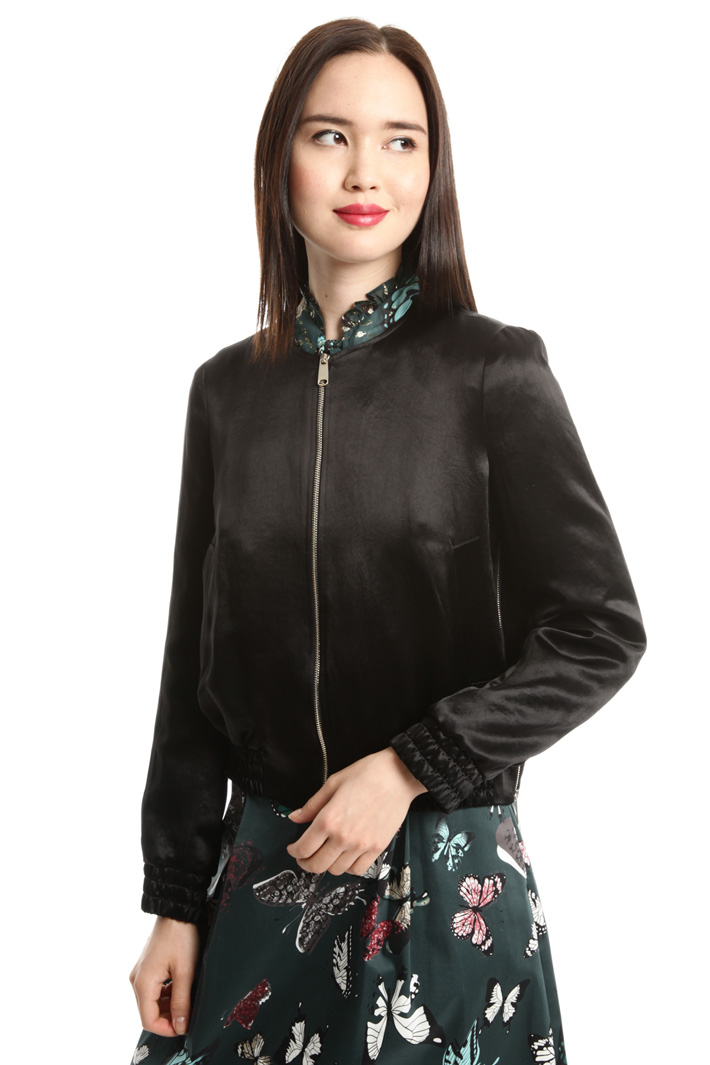 Giacca bomber in raso Fashion Market Giacca bomber in raso Fashion Market