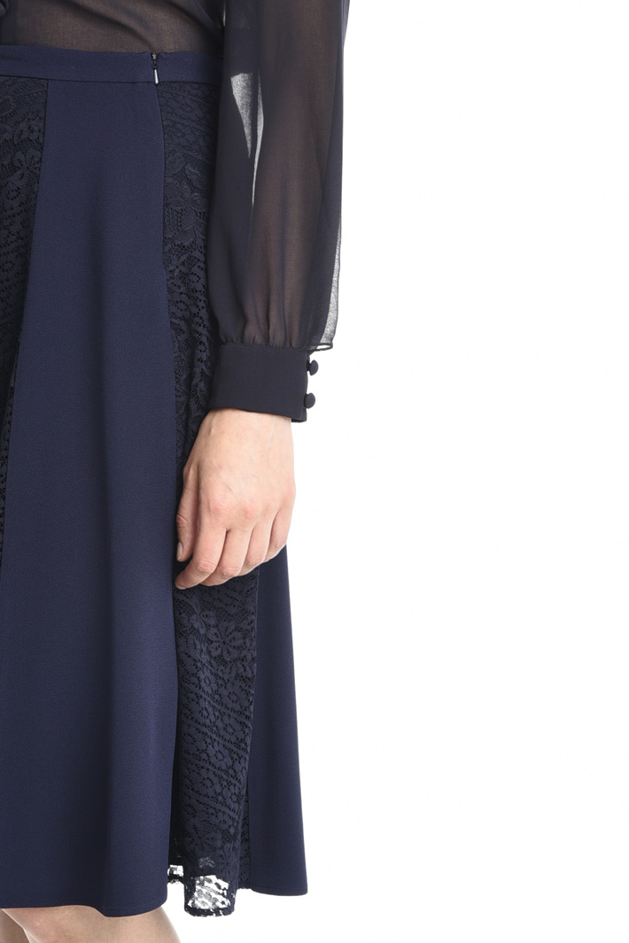 Gonna in crepe e pizzo Fashion Market Gonna in crepe e pizzo Fashion Market