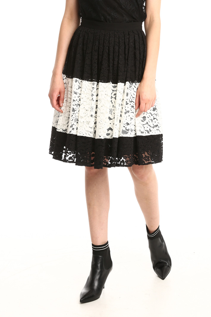Gonna color-block in pizzo Fashion Market Gonna color-block in pizzo Fashion Market