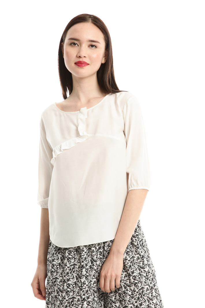 Blusa in voile di misto seta Fashion Market Blusa in voile di misto seta Fashion Market