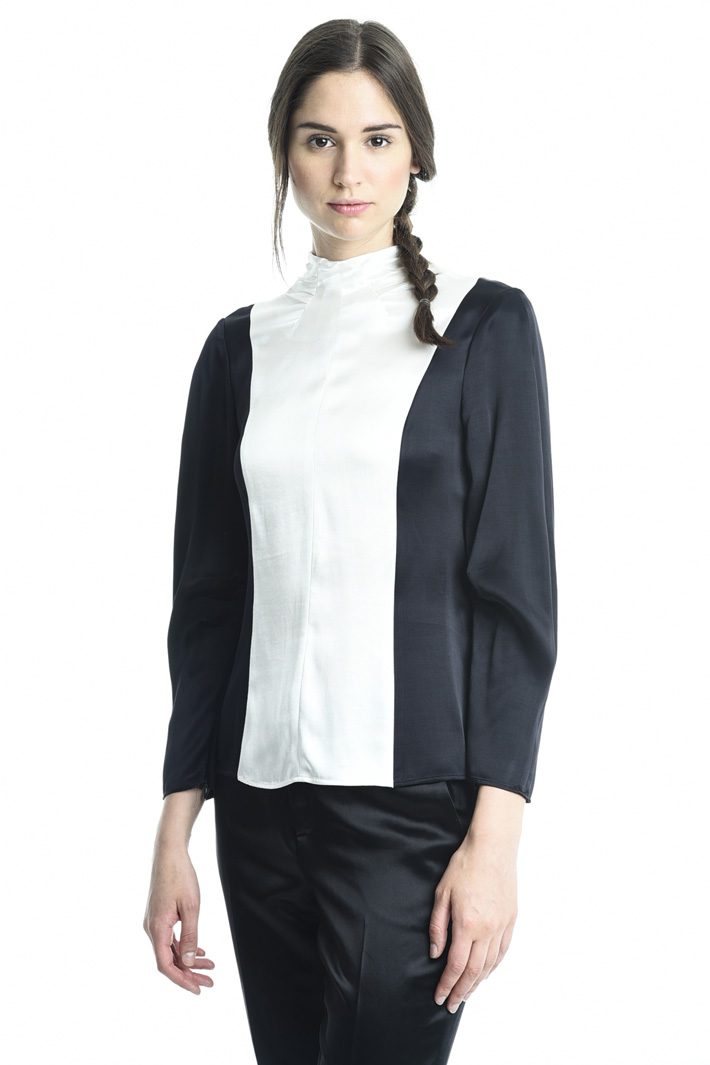Blusa in raso Fashion Market Blusa in raso Fashion Market