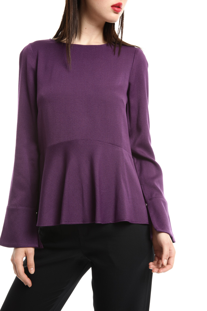 Blusa con fondo a pieghe Fashion Market Blusa con fondo a pieghe Fashion Market