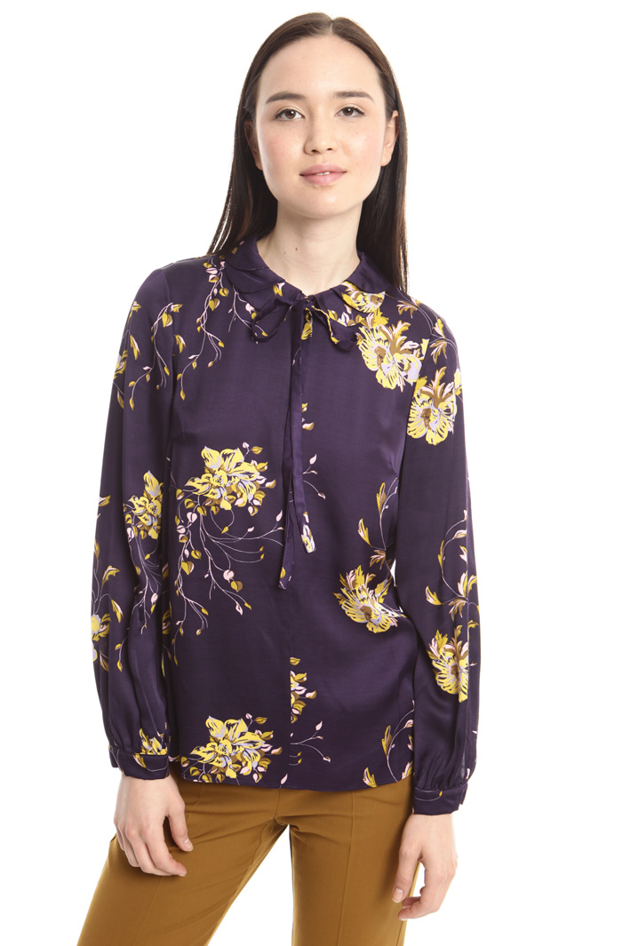 Blusa in raso di viscosa Fashion Market Blusa in raso di viscosa Fashion Market