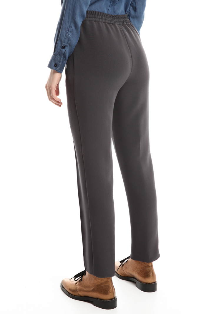 Pantaloni jogging in crepe Fashion Market Pantaloni jogging in crepe Fashion Market