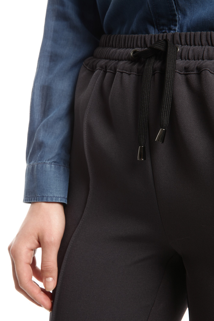 Pantaloni jogging in crepe Fashion Market Pantaloni jogging in crepe Fashion Market