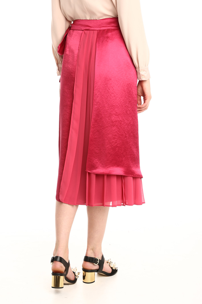 Gonna pantalone in raso fluido Fashion Market Gonna pantalone in raso fluido Fashion Market