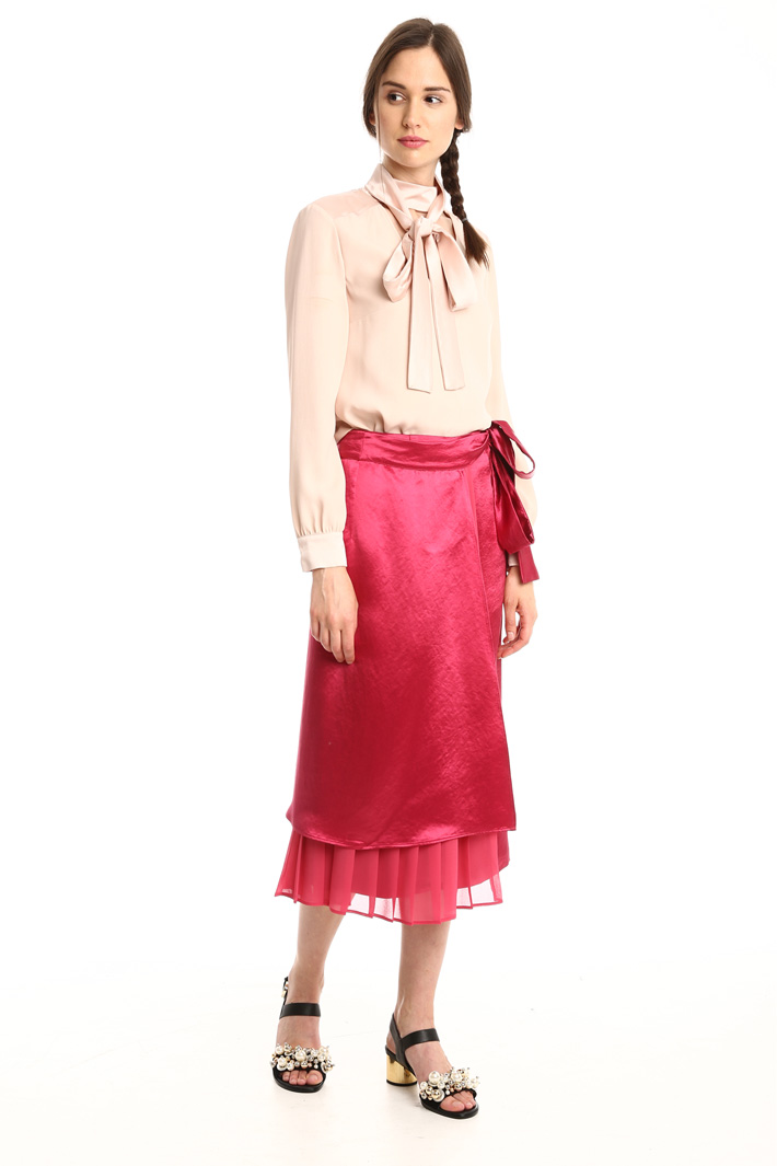 Gonna pantalone in raso fluido Fashion Market Gonna pantalone in raso fluido Fashion Market