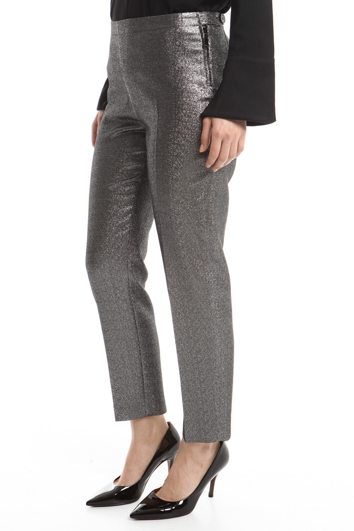 Pantaloni in cady lurex Fashion Market Pantaloni in cady lurex Fashion Market