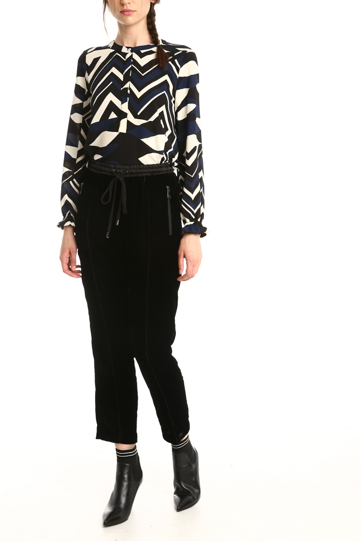 Pantalone jogging in velluto Fashion Market Pantalone jogging in velluto Fashion Market