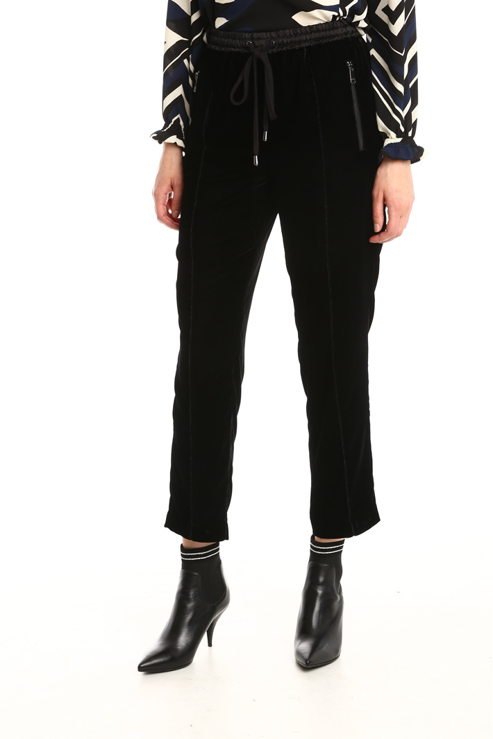 Pantalone jogging in velluto Fashion Market Pantalone jogging in velluto Fashion Market