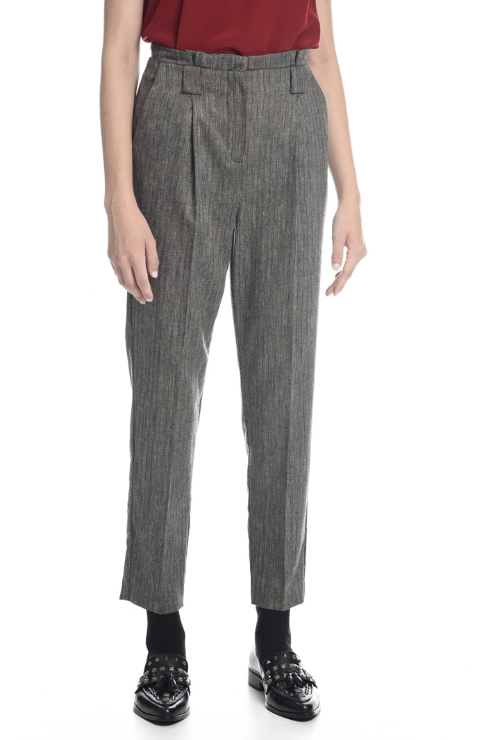 Pantalone in tinto filo lurex Fashion Market Pantalone in tinto filo lurex Fashion Market