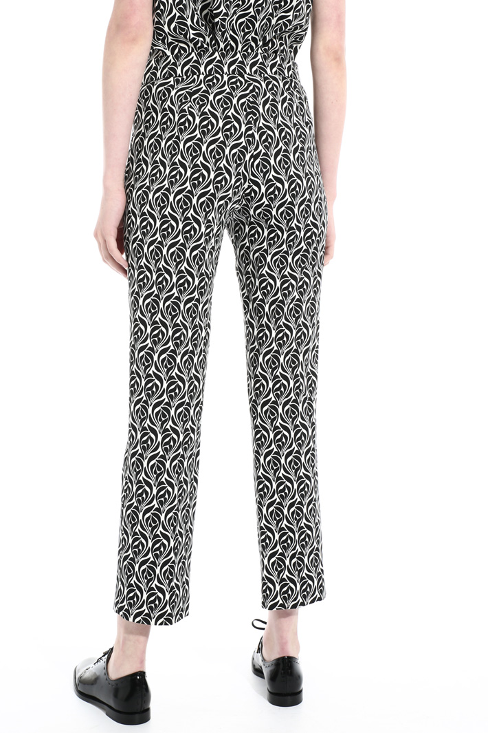 Pantalone cropped in viscosa Fashion Market Pantalone cropped in viscosa Fashion Market