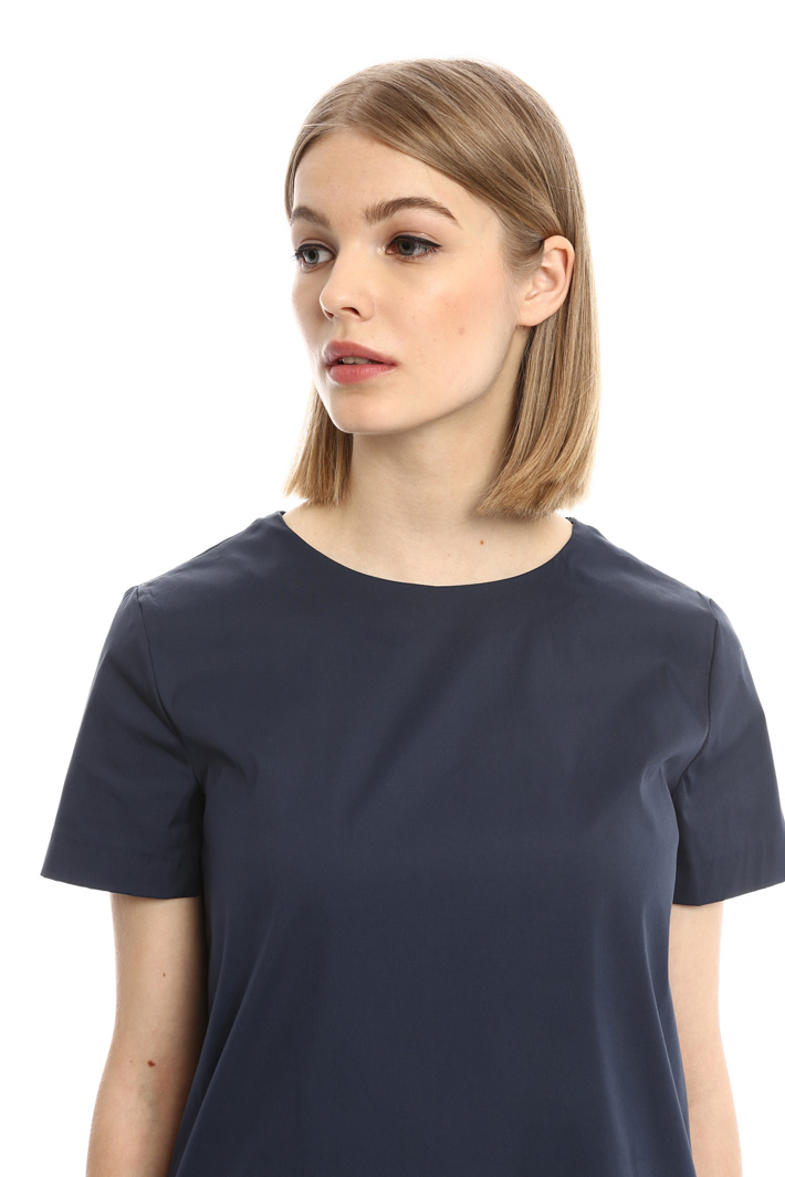 Top in popeline di cotone Fashion Market Top in popeline di cotone Fashion Market