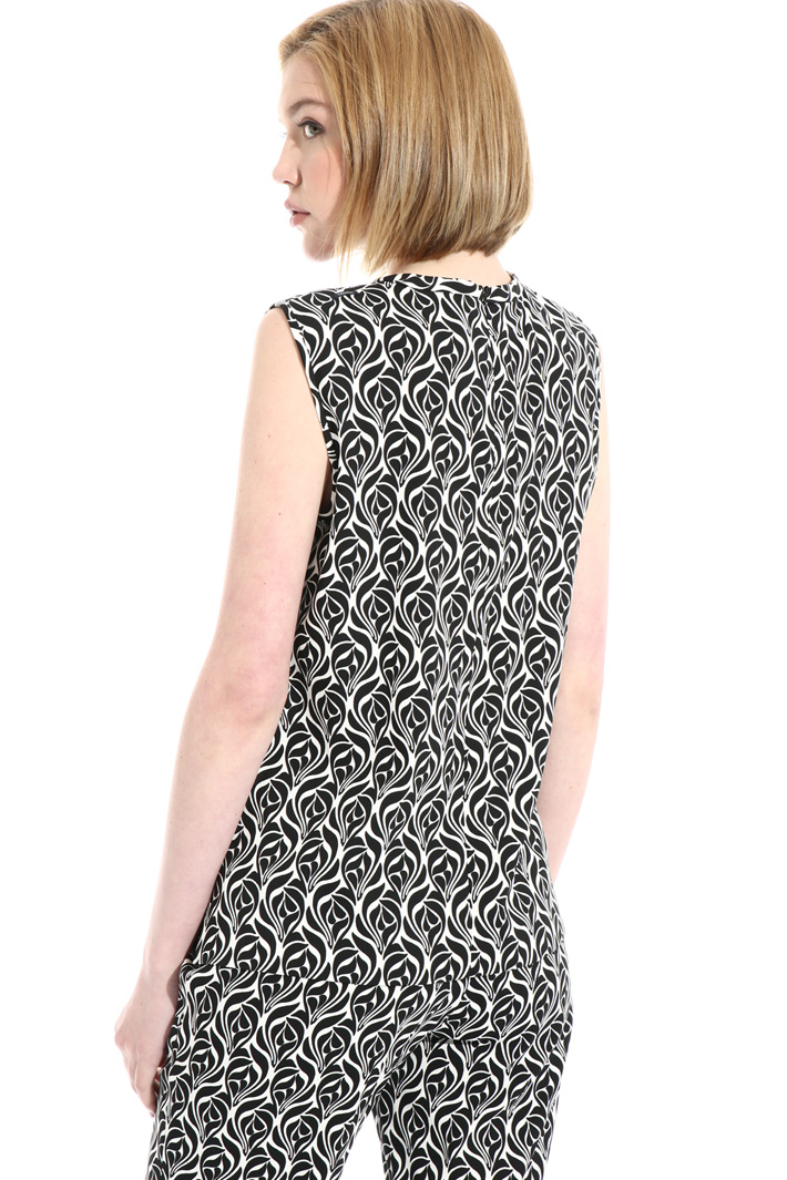 Top in cady di viscosa Fashion Market Top in cady di viscosa Fashion Market