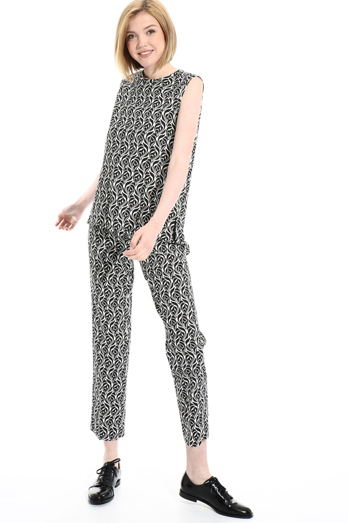 Top in cady di viscosa Fashion Market Top in cady di viscosa Fashion Market
