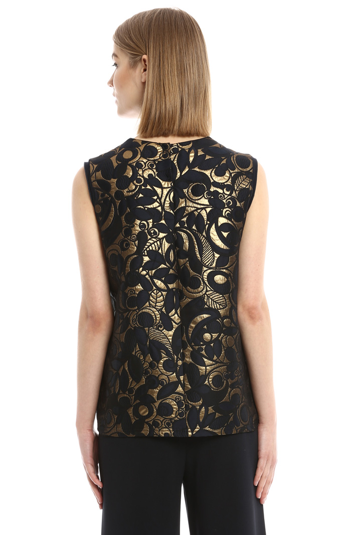 Top in jacquard lurex Fashion Market Top in jacquard lurex Fashion Market
