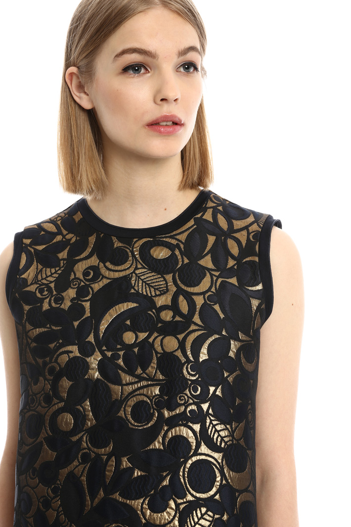 Top in jacquard lurex Fashion Market Top in jacquard lurex Fashion Market