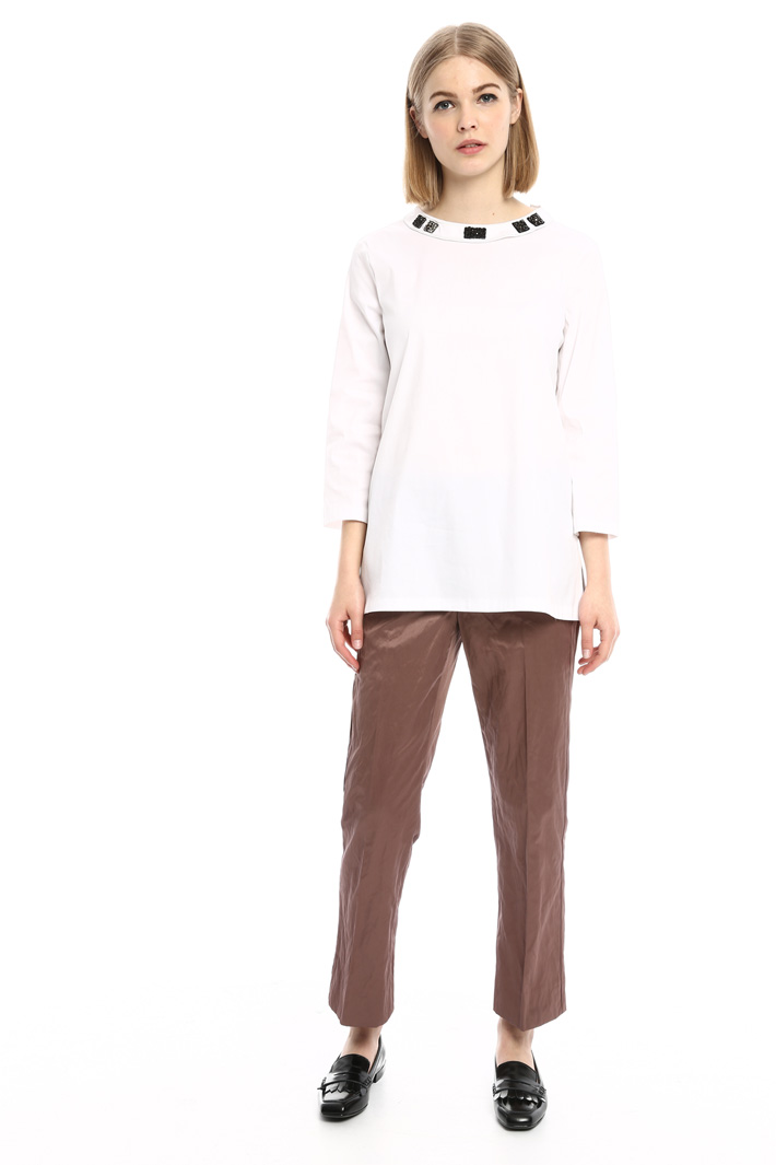 Casacca con collo bijoux Fashion Market Casacca con collo bijoux Fashion Market