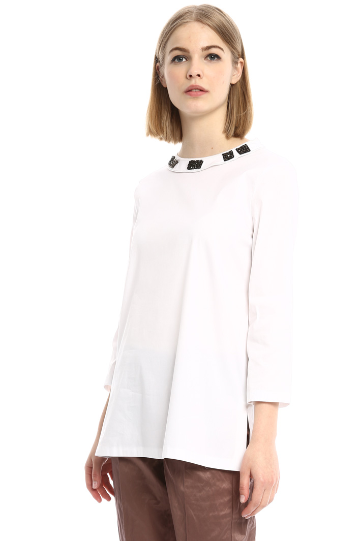 Casacca con collo bijoux Fashion Market Casacca con collo bijoux Fashion Market