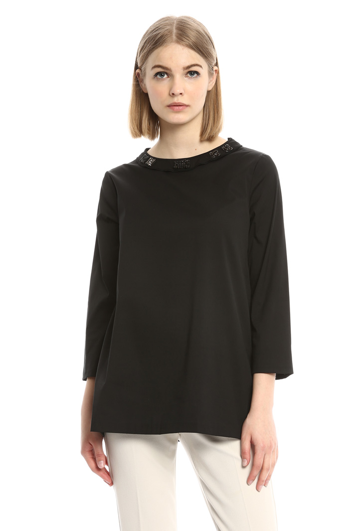 Casacca con collo bijoux Fashion Market Casacca con collo bijoux Fashion Market