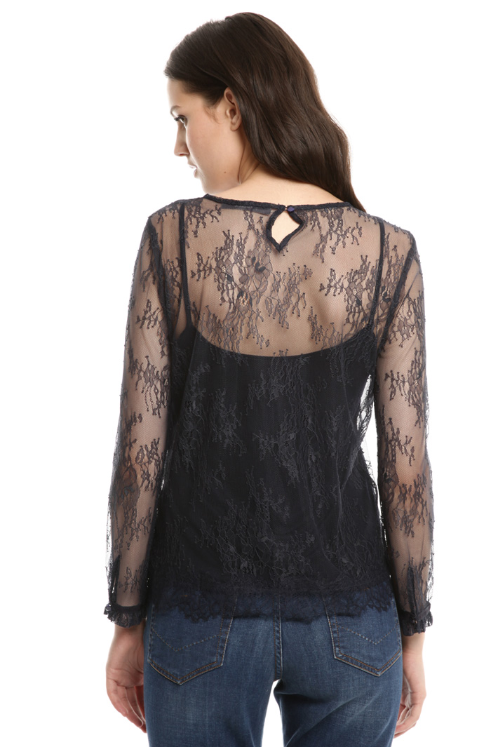 Casacca in pizzo con top Fashion Market Casacca in pizzo con top Fashion Market