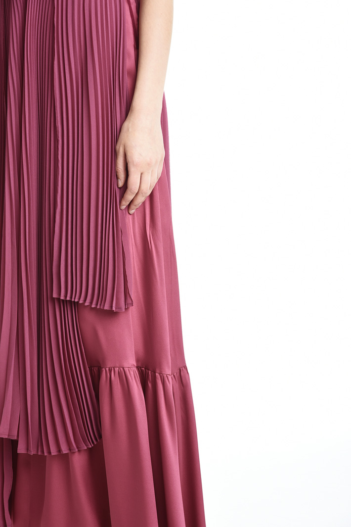 Abito in twill e crepe Fashion Market Abito in twill e crepe Fashion Market