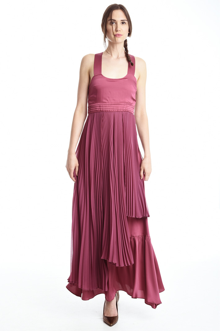 Abito in twill e crepe Fashion Market Abito in twill e crepe Fashion Market