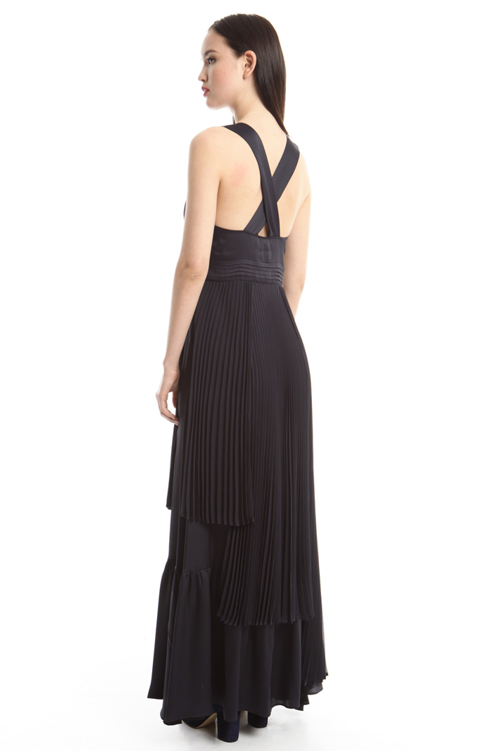 Abito in twill e crepe Fashion Market Abito in twill e crepe Fashion Market