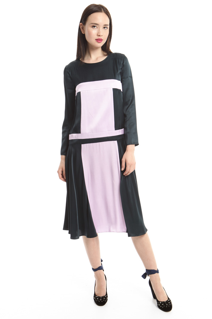 Abito in raso color-block Fashion Market Abito in raso color-block Fashion Market