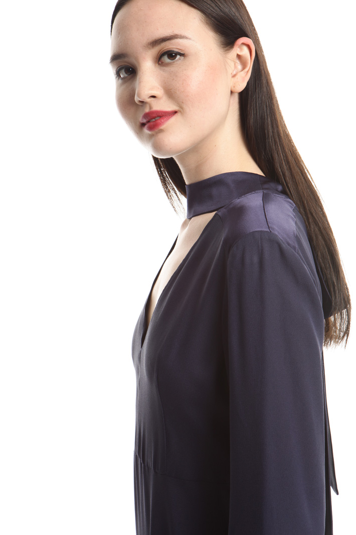 Abito in crepe enver satin Fashion Market Abito in crepe enver satin Fashion Market