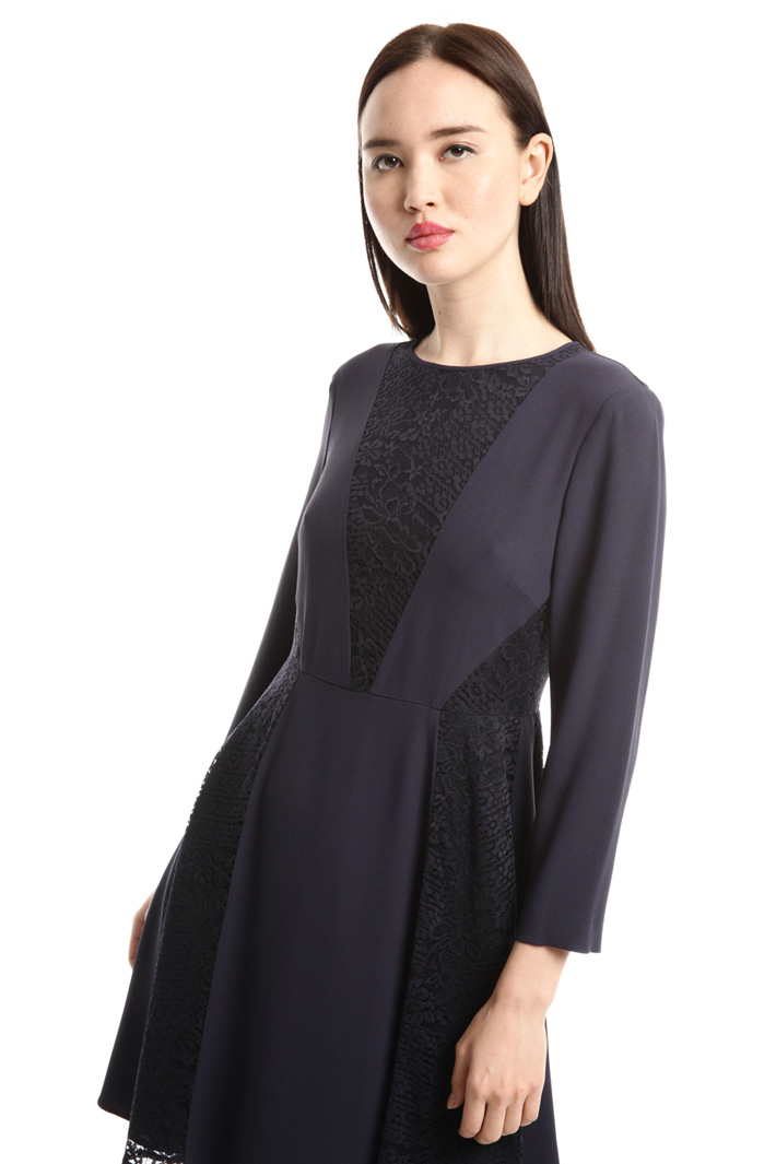 Abito in crepe enver satin Fashion Market Abito in crepe enver satin Fashion Market