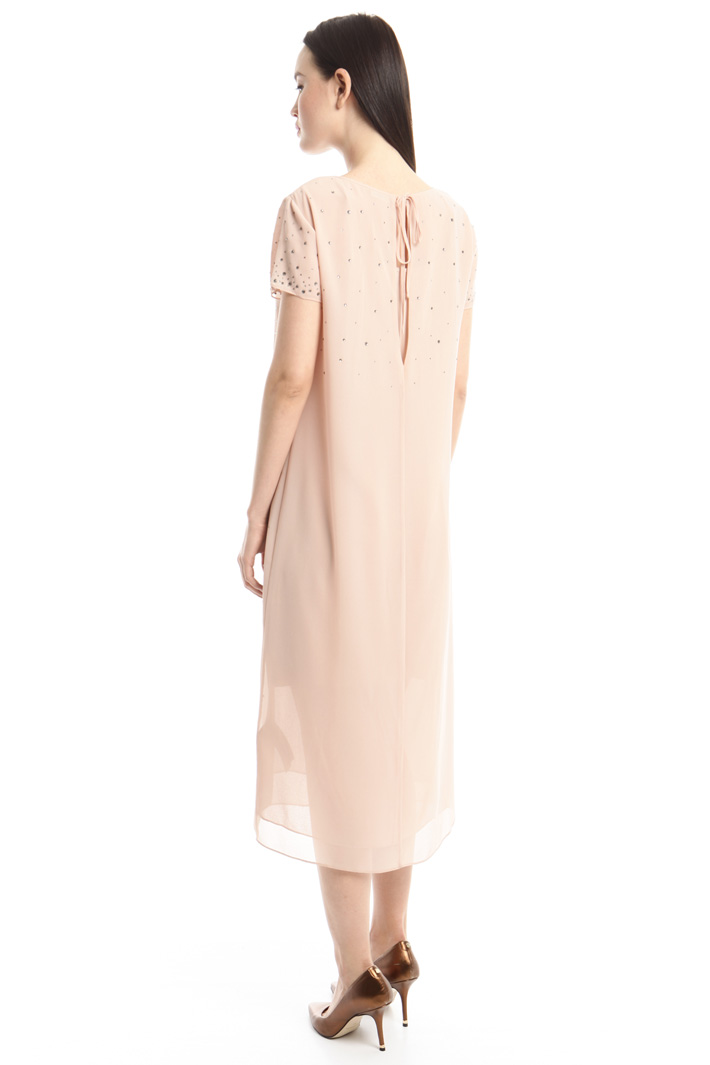 Abito in georgette con strass Fashion Market Abito in georgette con strass Fashion Market