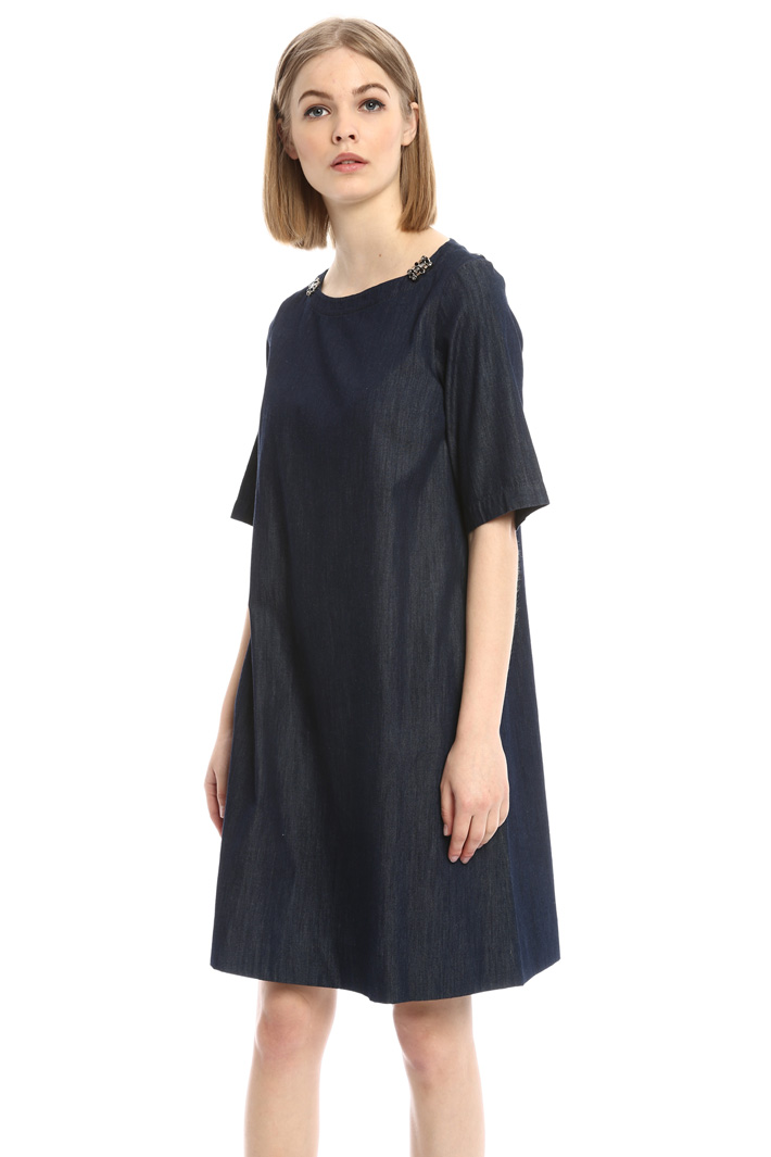 Abito a trapezio in denim Fashion Market Abito a trapezio in denim Fashion Market