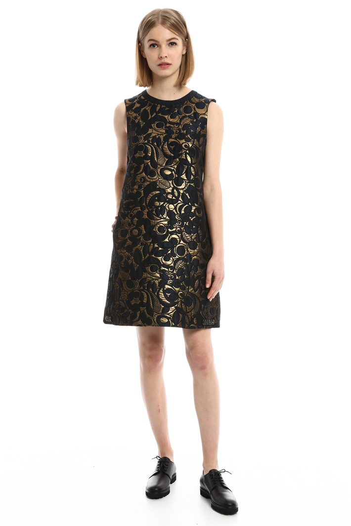 Abito a trapezio in jacquard Fashion Market Abito a trapezio in jacquard Fashion Market